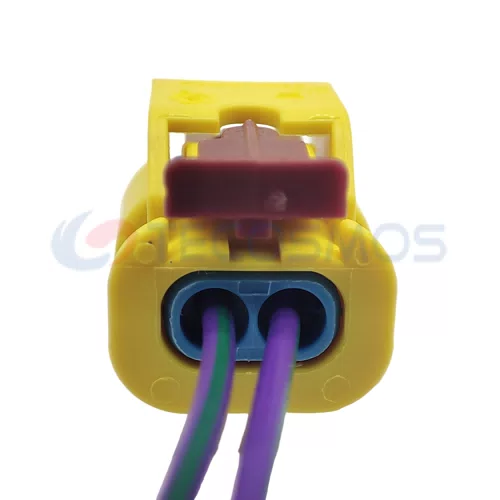 Waterproof Wiring Harness Car Collision Sensor Plug for VW Audi BMW 2 Pin Female 4H0973323 / CT2-0056M-7 - image 3
